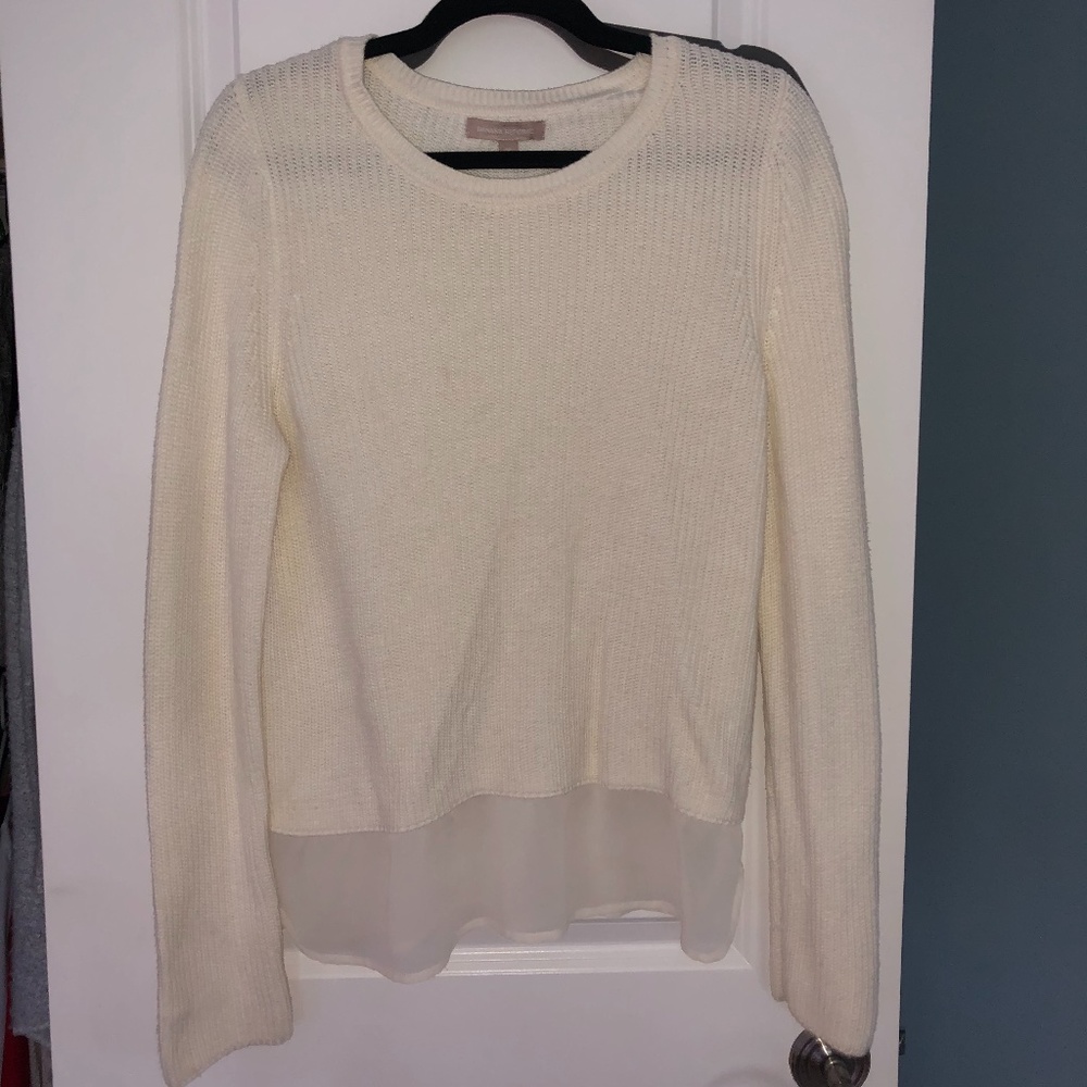 Banana Republic White Sweater
